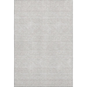 HomeRoots 8' X 10' Abstract Geometric Taupe and Ivory Area Rug – Washable, UV Protected, Durable Design! 672372