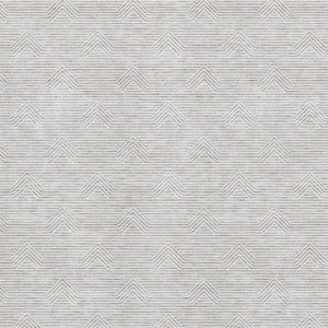 HomeRoots 9' X 12' Taupe & Ivory Geometric Area Rug - Washable, UV Protected, Soft & Durable for Busy Homes 672373
