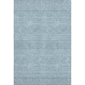 HomeRoots 10' Teal and Ivory Abstract Geometric Area Rug - Washable, UV Protected, Durable for Busy Homes 672380