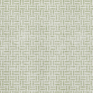 HomeRoots 8' X 10' Artichoke Green Geometric Area Rug - Washable, UV Protected, Stylish, and Durable Design 672384