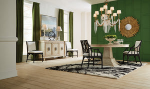 Wildwood Mackie Antique-Brass Modern Regency Chandelier With Faceted Glass Beads — 48"H X 40"W Elegant Focal Lighting 67239