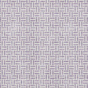 HomeRoots 8' X 10' Stylish Lavender & Ivory Geometric Washable Area Rug with UV Protection & Stain Resistance 672426