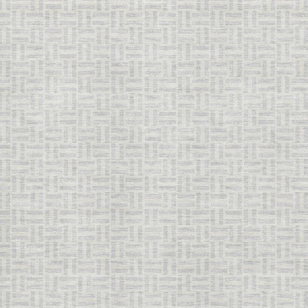 HomeRoots 8' X 10' Silver Geometric Washable Area Rug - UV Protected, Stain Resistant, Stylish & Durable Design 672450