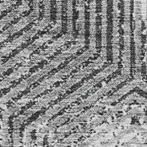 HomeRoots 8' X 10' Gray and Silver Geometric Area Rug - Modern, Washable, UV-Protected, Stain-Resistant Design 672492