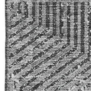 HomeRoots 10' X 14' Gray And Silver Geometric Washable Area Rug - Modern Design, UV Protection, Easy Care! 672494