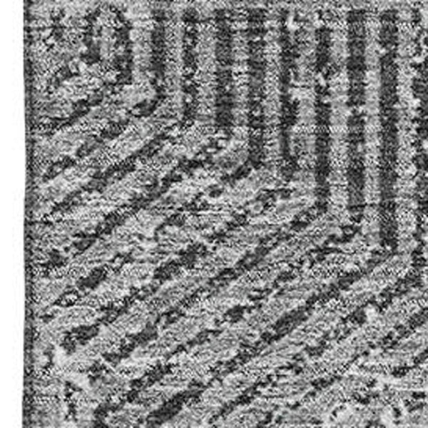 HomeRoots 10' X 14' Gray And Silver Geometric Washable Area Rug - Modern Design, UV Protection, Easy Care! 672494