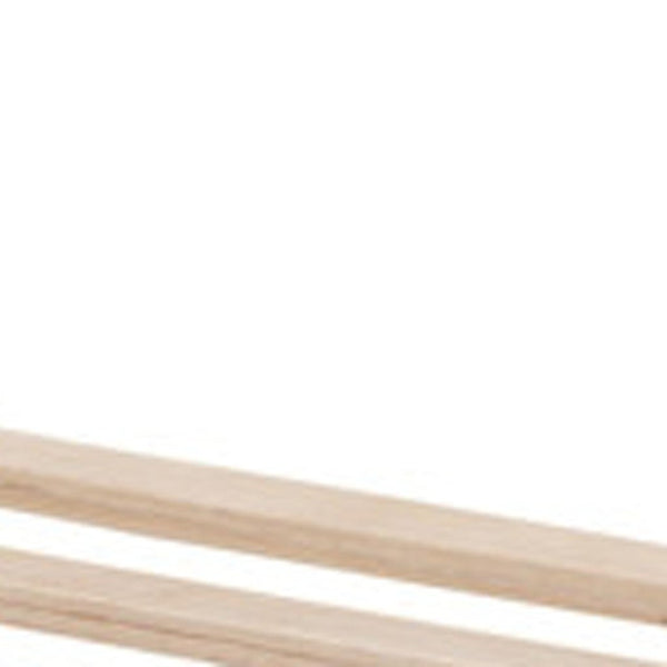 HomeRoots White Wood Full Bed Frame with Rolling Twin Trundle - Space-Saving Design for Stylish Sleepovers! 672548