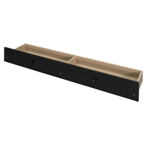 HomeRoots Espresso Queen Murphy Bed with USB Charging, Drawers & Space-Saving Design for Modern Living Spaces 672562