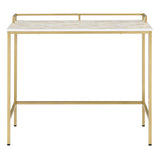 OSP Home Furnishings Brighton Console Table Mosaic/Gold