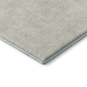 HomeRoots 9' X 12' Elegant Ivory & Beige Floral Area Rug - Washable, UV Protected, Durable for High-Traffic Areas 672616