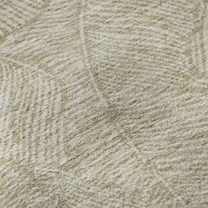HomeRoots 8' Taupe and Beige Floral Round Rug - Washable, UV-Protected, Durable & Stain-Resistant Design! 672644