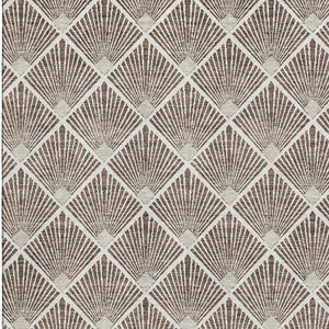 HomeRoots 8' X 10' Washable Brown & Beige Abstract Geometric Area Rug - Durable, UV-Protected, Stylish Decor 672669