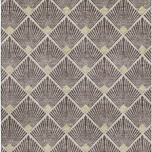HomeRoots 8' X 10' Chocolate & Beige Abstract Geometric Area Rug - Durable, Washable, UV Protected for Homes 672675