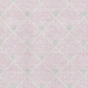 HomeRoots 10' X 14' Pink And Ivory Abstract Geometric Area Rug - Washable, UV Protected, Stain Resistant Design 672719