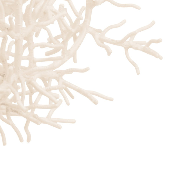 Wildwood Sea Breeze Chandelier Coral-Inspired Iron Fixture, 8-Light Airy White Design, Customizable Benjamin Moore Finish For Coastal, Modern Interiors 67274