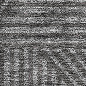 HomeRoots 5' X 8' Charcoal & Ivory Abstract Geometric Area Rug - Washable, UV Protected, Durable Design for Homes 672901