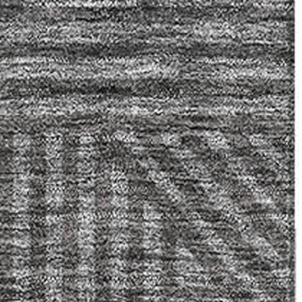 HomeRoots 8' X 10' Charcoal & Ivory Abstract Geometric Area Rug – Washable, UV Protected, Stylish & Durable 672903