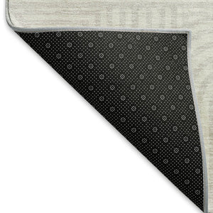 HomeRoots 5' X 8' Versatile Ivory and Beige Abstract Geometric Area Rug - Washable with UV Protection Features! 672919