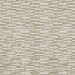 HomeRoots 10' X 14' Beige & Ivory Abstract Geometric Area Rug - Durable, Washable, UV Protected & Soft! 672953