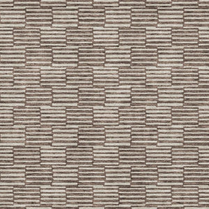 HomeRoots 9' X 12' Brown & Beige Abstract Area Rug – Durable, Washable with UV Protection for Busy Homes 672964