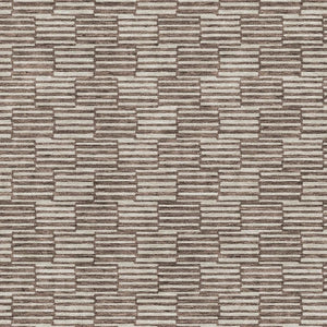 HomeRoots 10' Abstract Geometric Washable Area Rug in Brown & Beige - UV Protected, Stain-Resistant, Durable Design 672965