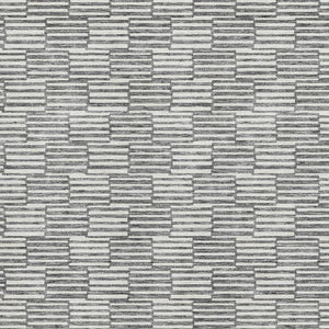 HomeRoots 8' X 10' Gray and Ivory Abstract Geometric Area Rug - Stylish, Washable & UV-Protected for Homes! 672975