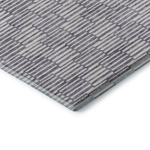HomeRoots 5' X 8' Lilac & Ivory Abstract Geometric Washable Area Rug – Stylish, Durable, UV Protected Design! 672991