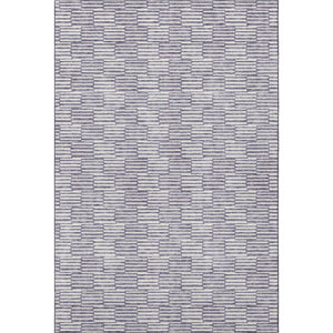HomeRoots 8' X 10' Lilac & Ivory Abstract Area Rug - UV Protected, Stain-Resistant, Plush for Modern Spaces 672993