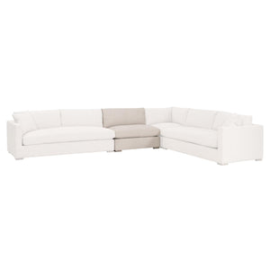 Essentials for Living Newport Outdoor Modular 1-Seat Armless Chair 6730-1S.LSSND