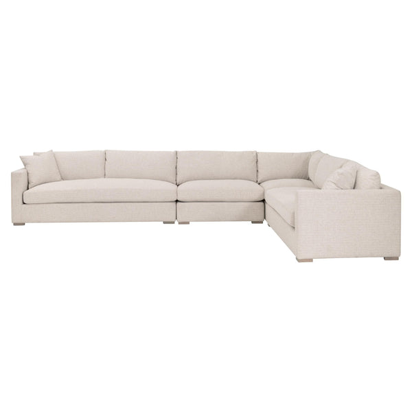 Essentials for Living Newport Outdoor Modular 1-Seat Armless Chair 6730-1S.LSSND