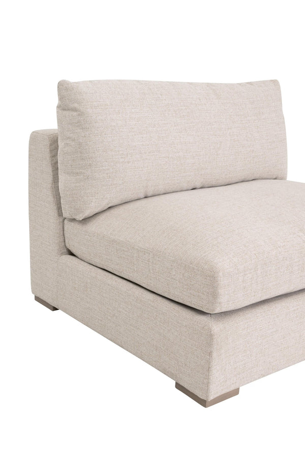 Essentials for Living Newport Outdoor Modular 1-Seat Armless Chair 6730-1S.LSSND