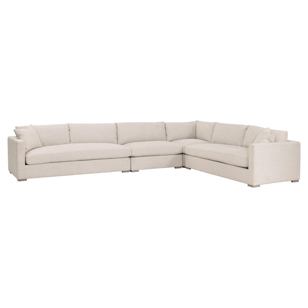 Essentials for Living Newport Outdoor Modular 2-Seat Left Track Arm Sofa 6730-2S1LA.LSSND