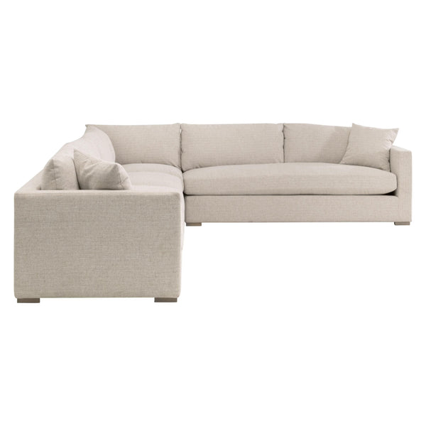 Essentials for Living Newport Outdoor Modular 2-Seat Left Track Arm Sofa 6730-2S1LA.LSSND