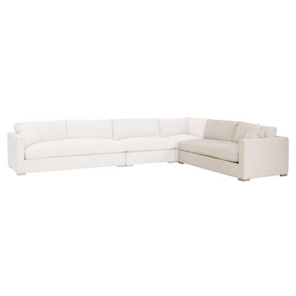 Essentials for Living Newport Outdoor Modular 2-Seat Right Track Arm Sofa 6730-2S1RA.LSSND