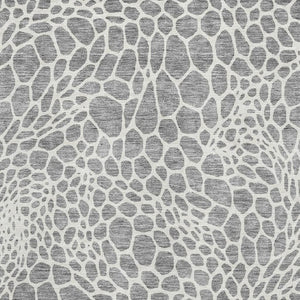 HomeRoots 9' X 12' Gray And Ivory Geometric Area Rug - Durable, Washable Flooring with UV Protection & Style 673054