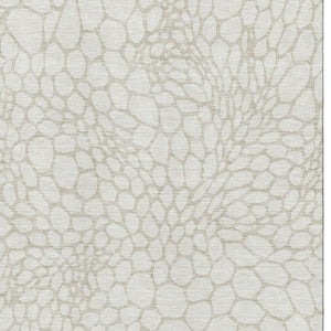 HomeRoots 8' X 10' Ivory & Beige Geometric Area Rug - Washable, UV Protected, Durable for Kids & Pets' Homes 673059