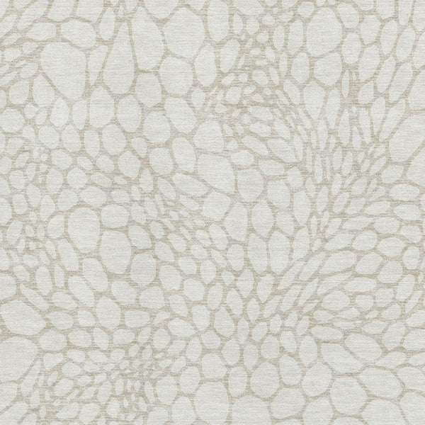 HomeRoots 10' X 14' Ivory And Beige Geometric Area Rug - Washable, UV-Protected, Stain-Resistant for Busy Homes 673061