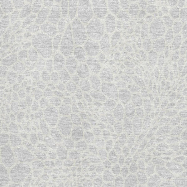 HomeRoots 10' X 14' Silver And Ivory Geometric Area Rug – Durable, Stain Resistant, UV Protected for Modern Homes 673097