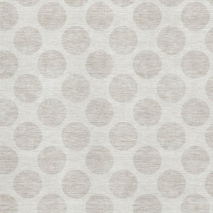 HomeRoots 5' X 8' Ivory and Beige Polka Dot Area Rug - Washable, Durable, UV Protected for Stylish Spaces 673215
