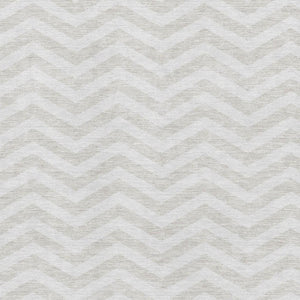 HomeRoots 10' Chevron Area Rug - Ivory & Beige, Washable, UV Protected, Stain Resistant, Perfect for High Traffic Areas 673303