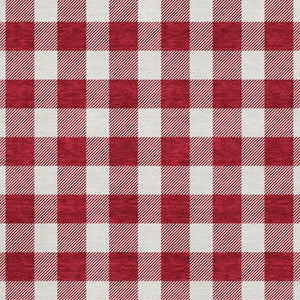 HomeRoots 5' X 8' Red And Ivory Plaid Area Rug – Durable, Washable, UV-Protected for Family Spaces & Patios 673407