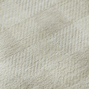 HomeRoots 8' X 10' Ivory And Beige Plaid Washable Area Rug - Durable, UV-Protected, Stain-Resistant Design! 673469