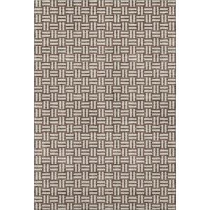 HomeRoots 10' Modern Brown & Beige Abstract Geometric Area Rug - Washable, UV Protected & Stain Resistant! 673519