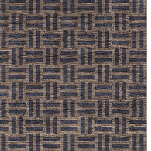 HomeRoots 9' X 12' Chocolate Gray Abstract Geometric Area Rug - Washable, UV Protected, Stylish & Durable Decor 673524