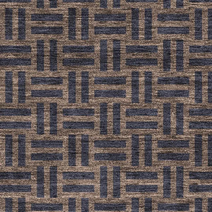 HomeRoots 10' X 14' Stylish Chocolate & Gray Abstract Area Rug - Durable, Washable, UV Protected for Modern Homes 673525