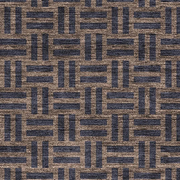 HomeRoots 10' X 14' Stylish Chocolate & Gray Abstract Area Rug - Durable, Washable, UV Protected for Modern Homes 673525
