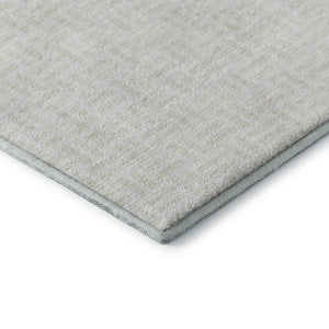 HomeRoots 10' X 14' Ivory & Beige Abstract Geometric Area Rug - Durable, Washable, UV-Protected & Stylish 673549