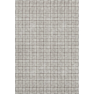 HomeRoots 8' X 10' Stylish Taupe & Beige Abstract Geometric Area Rug - Washable, UV Protected & Stain Resistant! 673583
