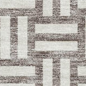 HomeRoots 10' X 14' Modern Taupe & Beige Abstract Geometric Area Rug - Washable, UV Protected, Durable Design 673585