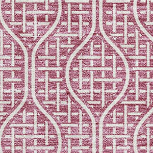 HomeRoots 9' X 12' Blush Ivory Geometric Area Rug - Washable, UV Protected, Stylish & Durable for Homes 673608